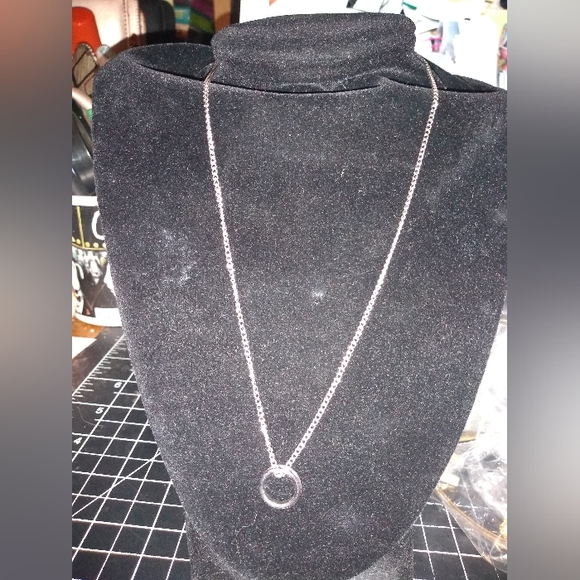 Two Vintage Necklaces, Silver Toned Chain with Charm; Gold Toned Chain L… - Picture 4 of 11